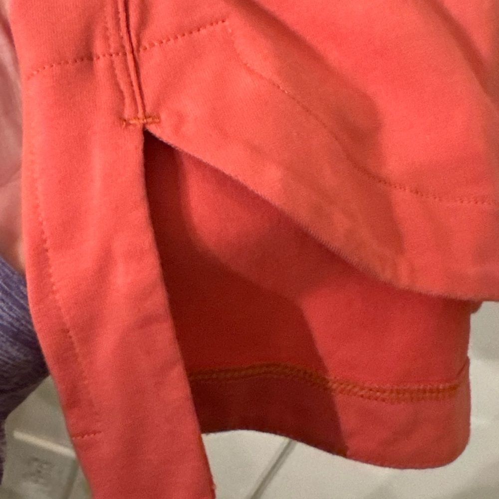 Athleta Studio Tank Top Small Coral Boxy Muscle Athleisure - Picture 2 of 5